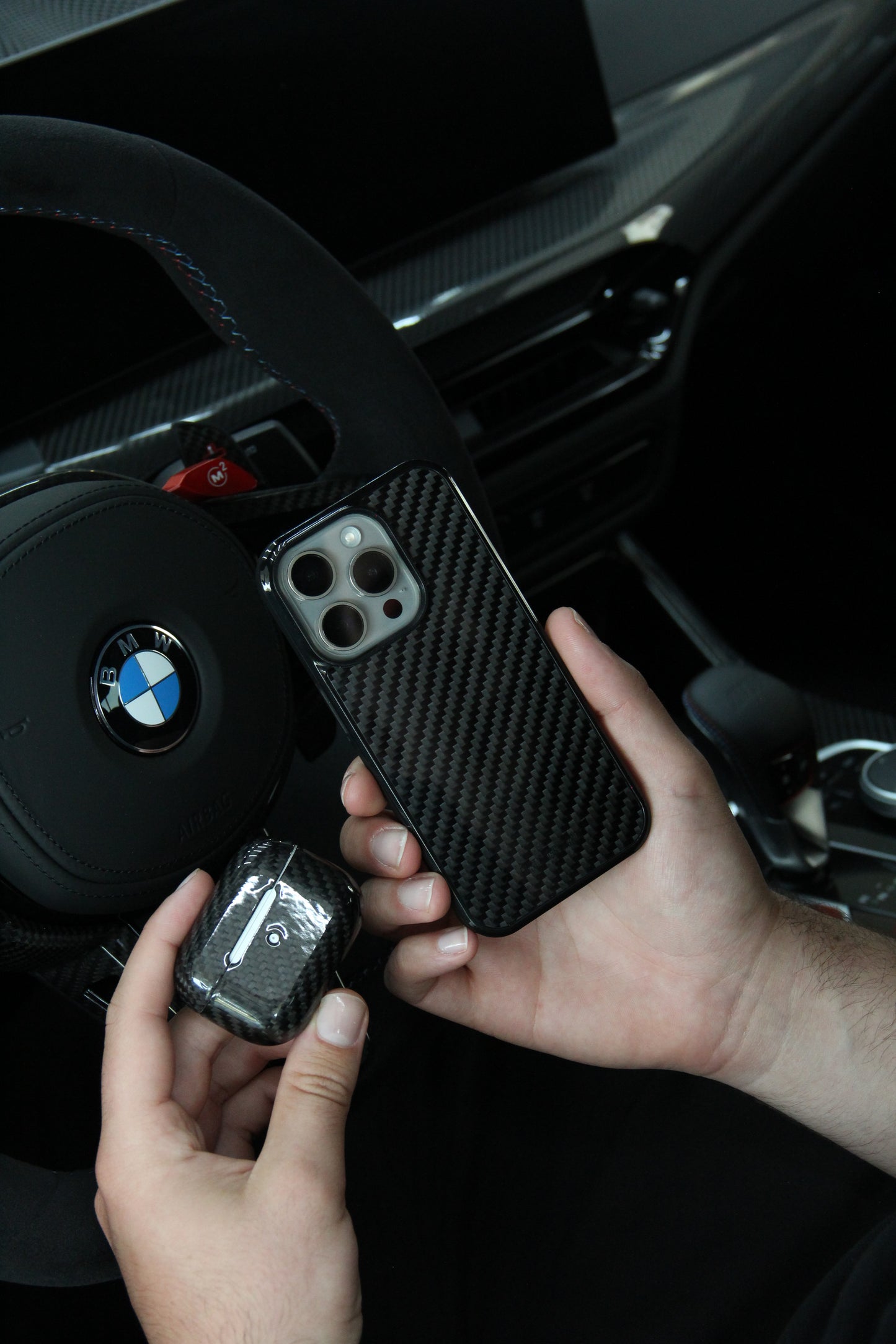 3K Twill Carbon Fiber Slim Case | Iphone 15